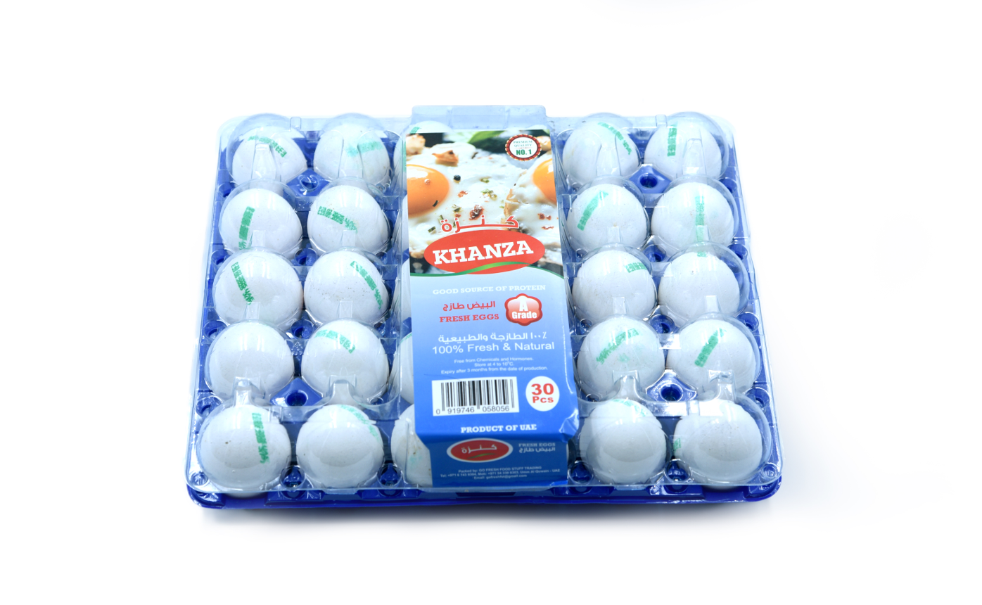 Kanza 30pcs White Eggs